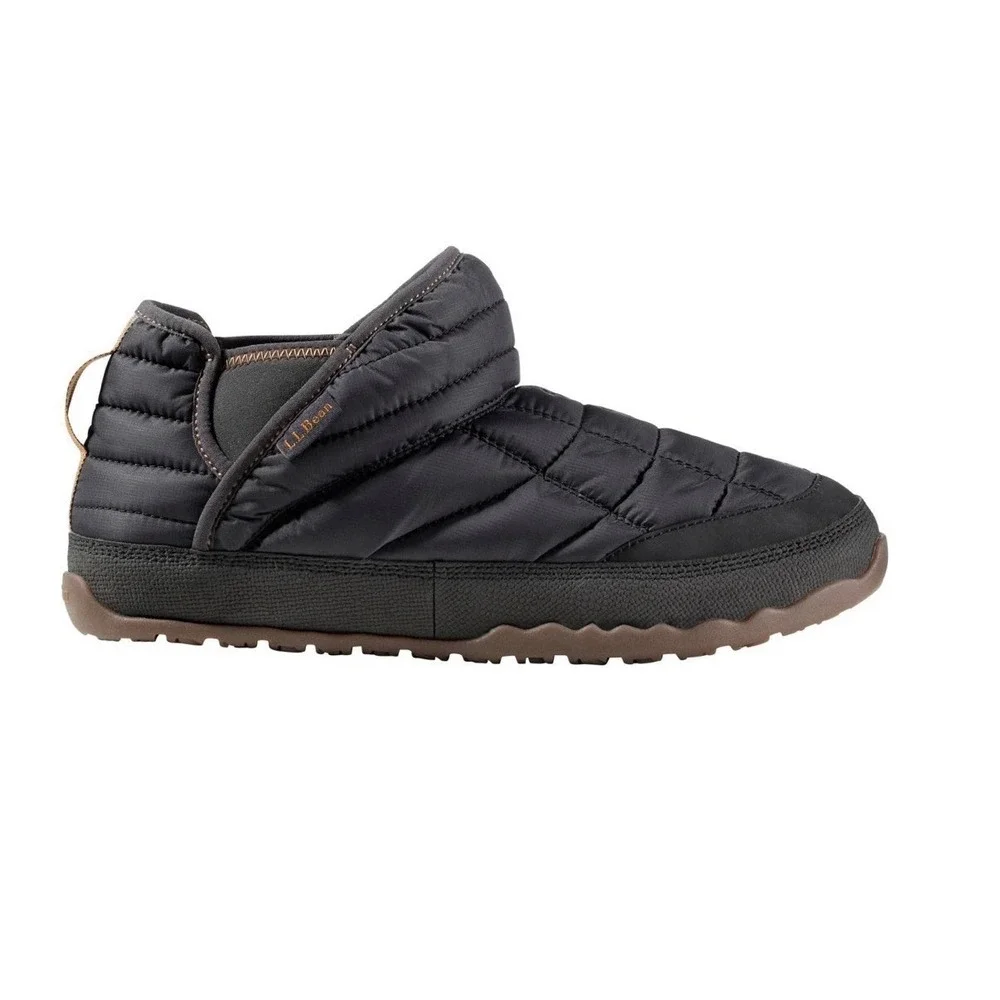 LL Bean Slipper Mountain Classic Quilted Ankle‎ Boots II Black Mens 12 New